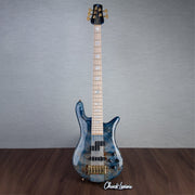 Spector Euro 5 LT 5-String Bass Guitar - Exotic Poplar Burl Blue Fade - CHUCKSCLUSIVE - #]C121SN 21056
