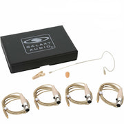 Galaxy Audio ESM8 Single-Ear Headset Mic for Shure Wireless System with 4 Cables - Beige