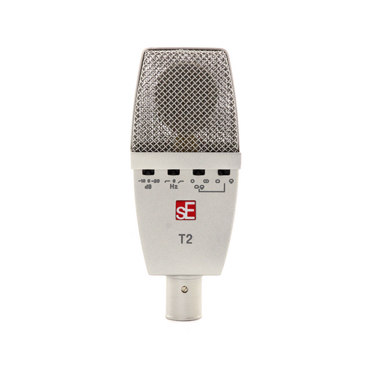 sE Electronics T2 Multi-Pattern Large Diaphragm Condenser Microphone with Titanium Capsules
