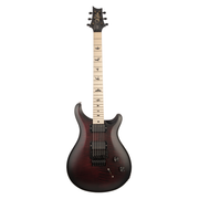 PRS Dustie Waring Signature CE24 Electric Guitar - Satin Fire Red w/Black Wrap Custom Color