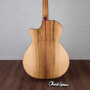 Taylor NAMM 2025 Custom #6 C14ce Bearclaw Sitka Spruce/Blackheart Sassafras Grand Auditorium Acoustic Electric Guitar - #1204255101