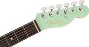 Fender American Ultra Luxe Telecaster - Transparent Surf Green, Rosewood Fingerboard