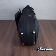 Marcus Bonna Compact Case for Tenor Trombone with Music Bag and Trombone Stand Strap - Black Nylon