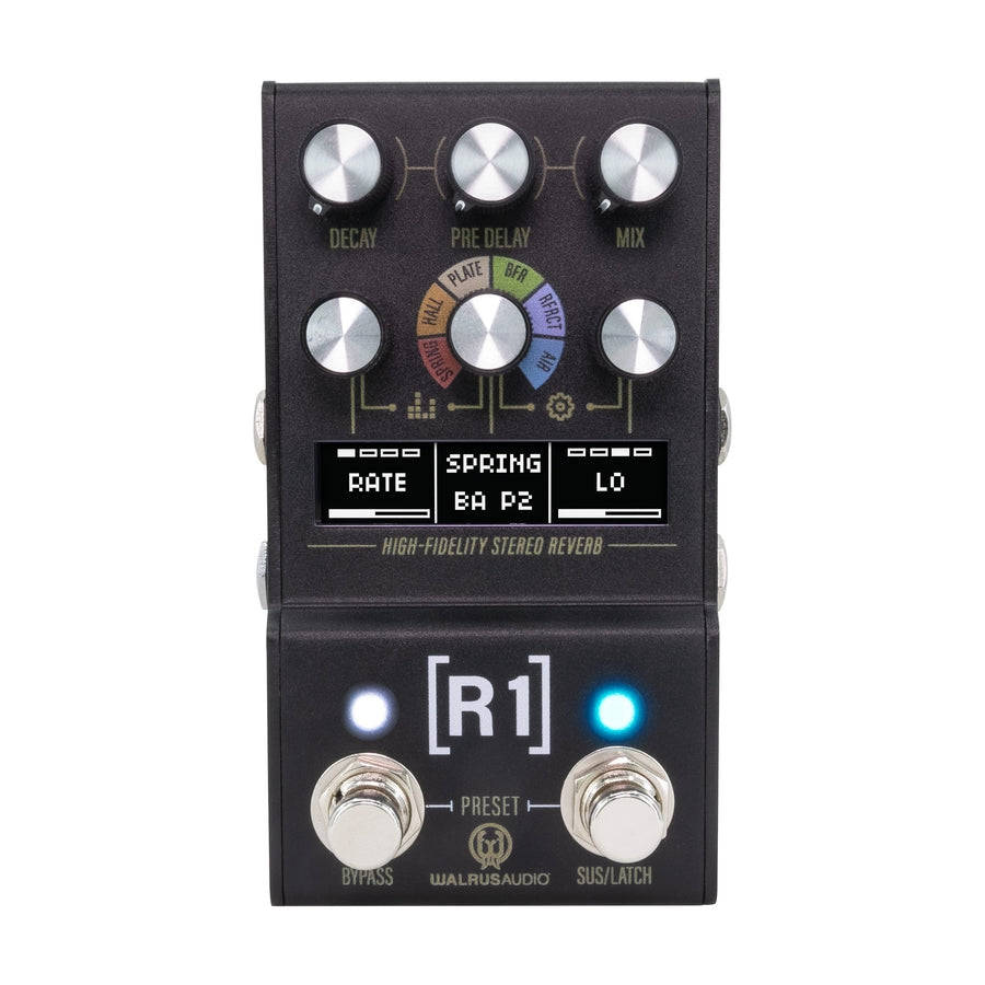 Walrus Audio Mako Series MKII: R1 High-Fidelity Reverb Guitar Effects Pedal