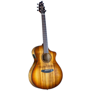 Breedlove ECO Pursuit Exotic S Concert CE Acoustic Guitar - Amber, Myrtlewood