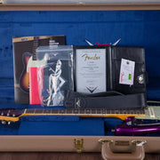 Fender Custom Shop 1965 Jaguar Electric Guitar Heavy Relic - Faded Purple Metallic - #R141588
