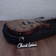 PRS S2 Custom 24-08 Poplar Burl Electric Guitar - Black Gold Burst - #S2089509