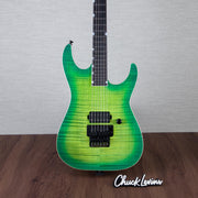 ESP USA M-I DX FR Electric Guitar - Lime Burst - #US25167