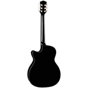 Luna Fauna Dragon Acoustic-Electric Guitar - Classic Black