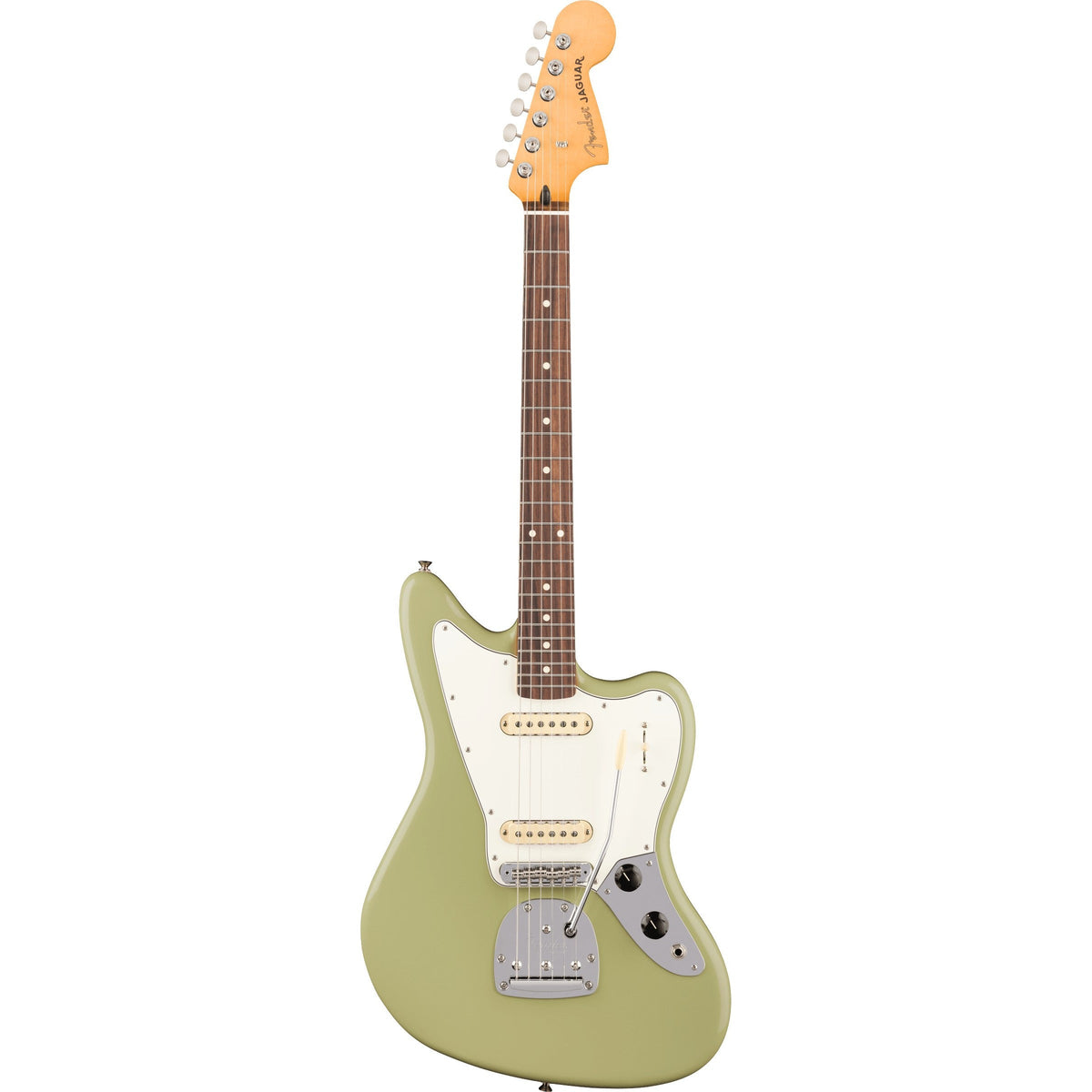 Fender Player II Jaguar Electric Guitar, Rosewood Fingerboard - Birch Green