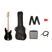Squier Affinity Series Precision Bass PJ Pack - Black, Maple Fingerboard