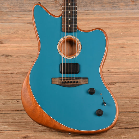 Fender American Acoustasonic Jazzmaster Ocean Turquoise 2021 - MUSICTONER