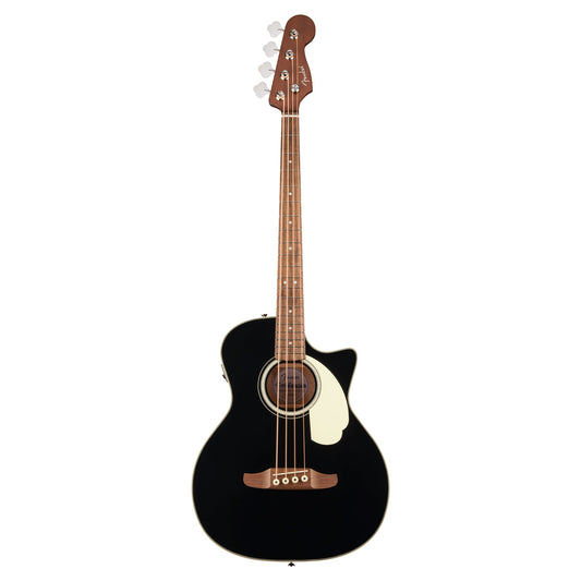 Fender California Deluxe Kingman Acoustic Bass CE Black - MUSICTONER