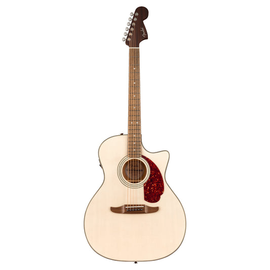 Fender California Deluxe Newporter CE White Blonde - MUSICTONER