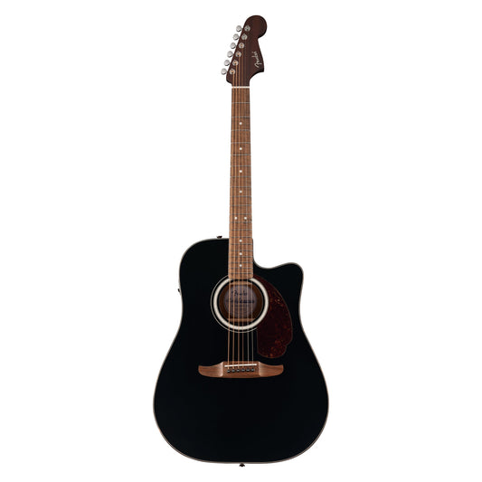 Fender California Deluxe Redondo CE Black - MUSICTONER