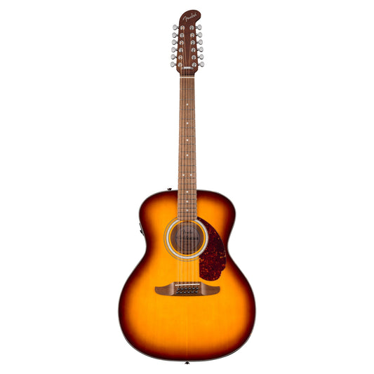 Fender California Deluxe Villager E 12-String Honey Sunburst - MUSICTONER