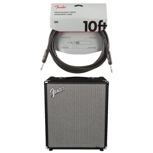 Fender Rumble 100 Cable Bundle - MUSICTONER