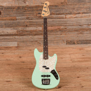 Fender American Performer Mustang Bass Satin Surf Green 2023 - MUSICTONER