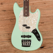 Fender American Performer Mustang Bass Satin Surf Green 2023 - MUSICTONER