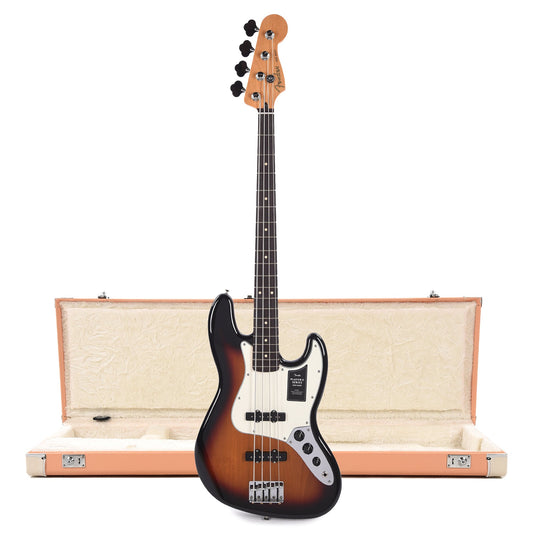 Fender Player II Jazz Bass RW 3-Color Sunburst and Pacific Peach Hardshell Case Bundle - MUSICTONER