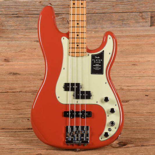 Fender Player Plus Precision Bass Fiesta Red 2023 - MUSICTONER