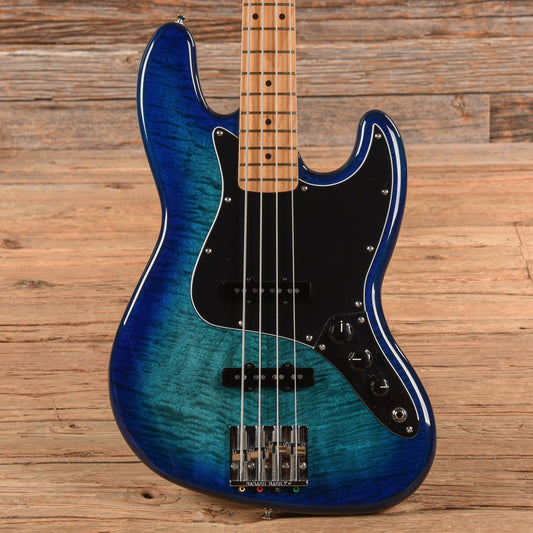 Fender Plus Top Jazz Bass w/Roasted Maple Neck Blue Burst 2023 - MUSICTONER