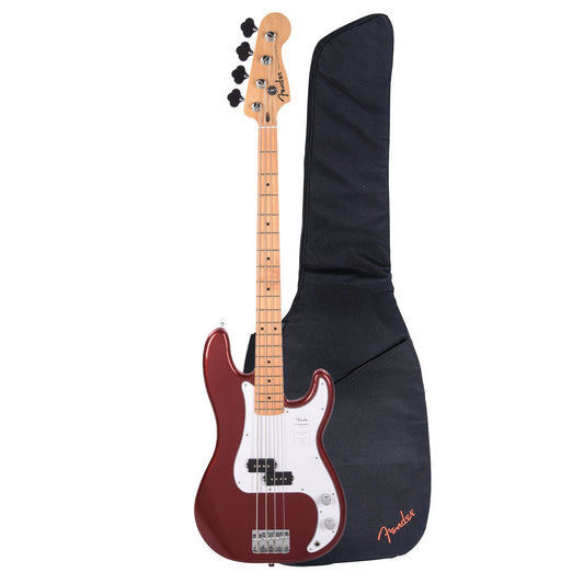 Fender Standard Precision Bass MN Candy Cola and FB405 Gig Bag Bundle - MUSICTONER