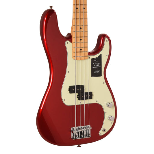 Fender 75th Anniversary Player II Precision Bass Candy Apple Red - MUSICTONER