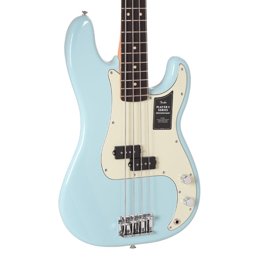 Fender 75th Anniversary Player II Precision Bass Daphne Blue - MUSICTONER