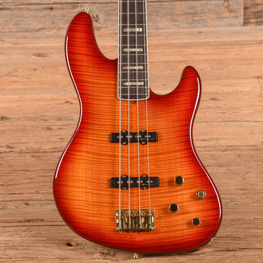 Fender American Deluxe Jazz Bass FMT Cherry Sunburst 2002 - MUSICTONER