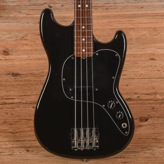 Fender Musicmaster Bass Black 1982 - MUSICTONER