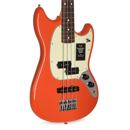 Fender Player II Mustang Bass PJ Rallye Orange - MUSICTONER