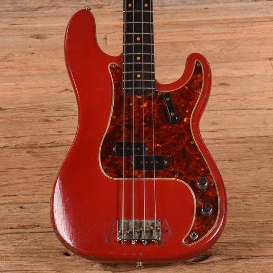 Fender Precision Bass Dakota Red Refin 1963 - MUSICTONER