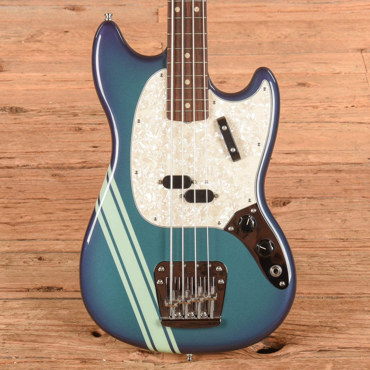 Fender Vintera II 70s Competition Mustang Bass Competition Burgundy 2023 - MUSICTONER