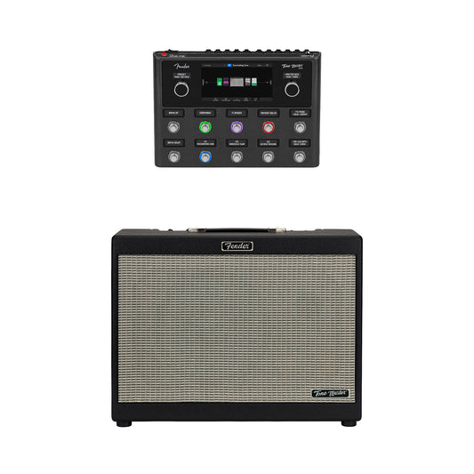 Fender Tone Master Pro Multi-Effects Guitar Workstation and Tone Master FR-12 1x12 Powered Speaker Bundle - MUSICTONER