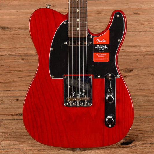 Fender American Professional Telecaster Crimson Red Transparent 2017 - MUSICTONER