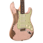 Fender Custom Shop Limited Edition 62/63 Stratocaster Super Heavy Relic Shell Pink - MUSICTONER