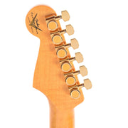 Fender Custom Shop Limited Edition Custom Deluxe AAA Flame Stratocaster NOS Emerald Green Transparent w/Gold Hardware…