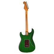 Fender Custom Shop Limited Edition Custom Deluxe AAA Flame Stratocaster NOS Emerald Green Transparent w/Gold Hardware…