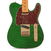 Fender Custom Shop Limited Edition Custom Deluxe AAA Flame Telecaster NOS Emerald Green Transparent w/Gold Hardware…