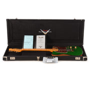 Fender Custom Shop Limited Edition Custom Deluxe AAA Flame Telecaster NOS Emerald Green Transparent w/Gold Hardware…