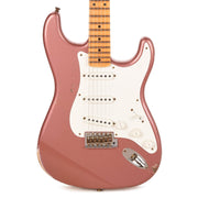 Fender Custom Shop Special Edition 1958 Compound Radius Stratocaster Relic Aged Burgundy Mist Metallic - MUSICTONER