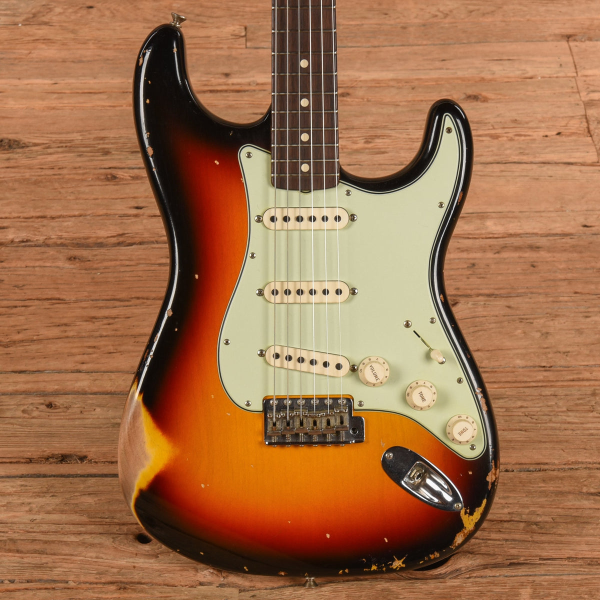 Fender Custom Shop WW10 '61 Stratocaster Reissue Heavy Relic Sunburst 2019 - MUSICTONER