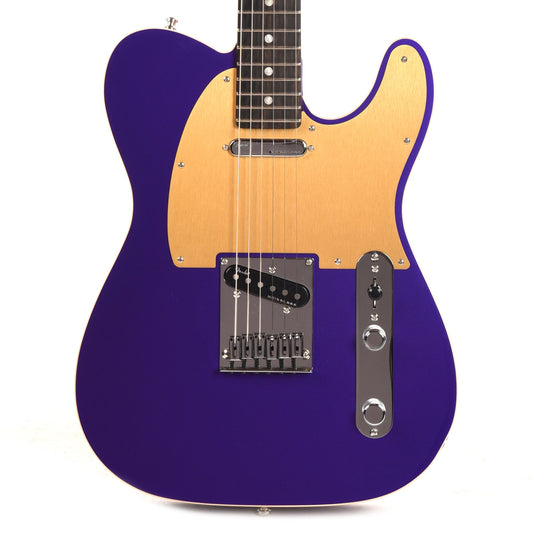 Fender American Ultra Telecaster Plum Metallic & Anodized Gold Pickguard - MUSICTONER