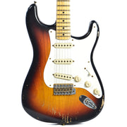 Fender Custom Shop 1958 Stratocaster 3-Tone Sunburst Master Built by Dennis Galuszka - MUSICTONER