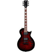 ESP LTD EC-256QM Electric Guitar, See Thru Black Cherry Sunburst