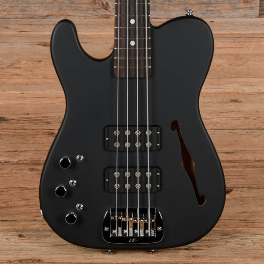 G&L USA ASAT Bass Semi-Hollow Satin Black LEFTY - MUSICTONER