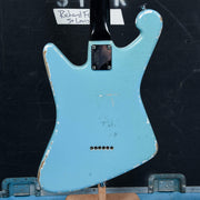 G-Sharp Fortus Signature Model Baritone Sonic Blue Relic - MUSICTONER