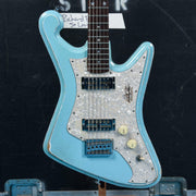 G-Sharp Fortus Signature Model Baritone Sonic Blue Relic - MUSICTONER