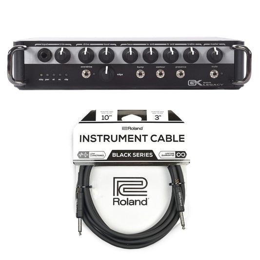Gallien-Krueger Legacy 800 800W Ultra Light Bass Head Cable Bundle - MUSICTONER
